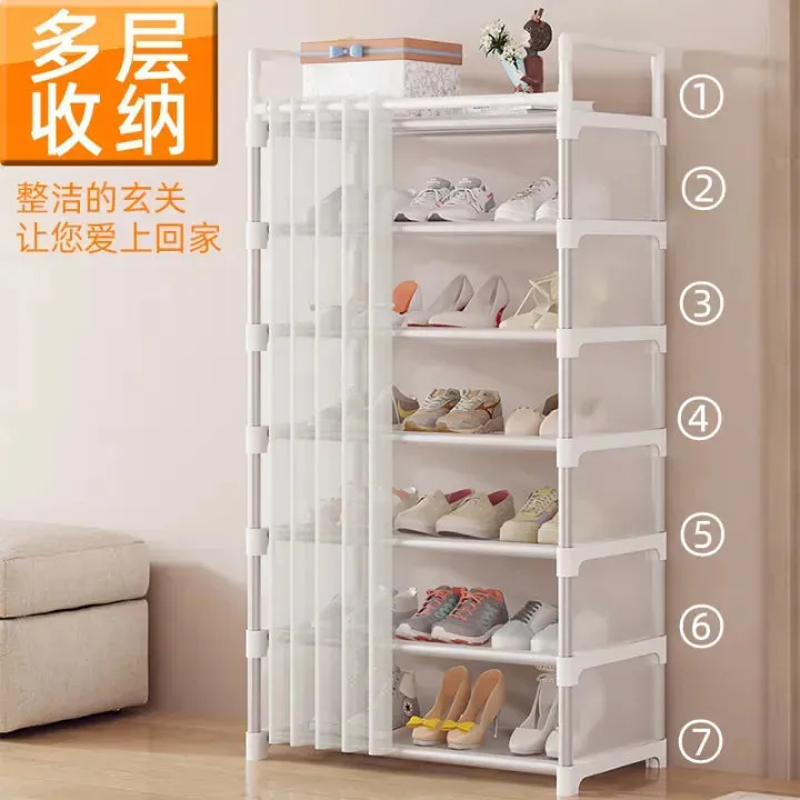 Premium Floor Standing Shoe Storage Rack – Multi-Tier Space Saving Cabinet with Dustproof Cover — photo 3