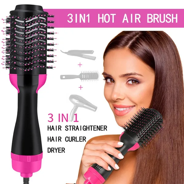 One Step 2 in 1 Hair Dryer & Brush (Dryer + Styler) Brush for Fast Drying, Straightening, Curling — photo 3