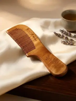 Anti Frizz Wooden Hair Comb