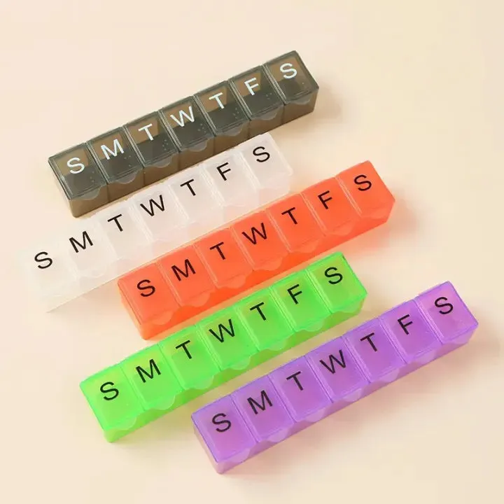 7-Day Weekly Pill Organizer Box | Portable Medicine Storage Case — photo 4