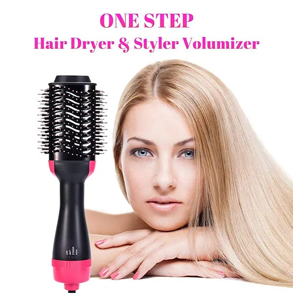 One Step 2 in 1 Hair Dryer & Brush (Dryer + Styler) Brush for Fast Drying, Straightening, Curling — photo 2