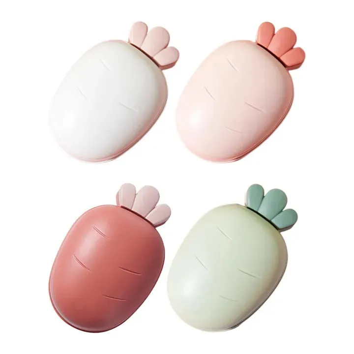 Creative Carrot-Shaped Soap Box – Cute Cartoon Draining Holder — photo 2
