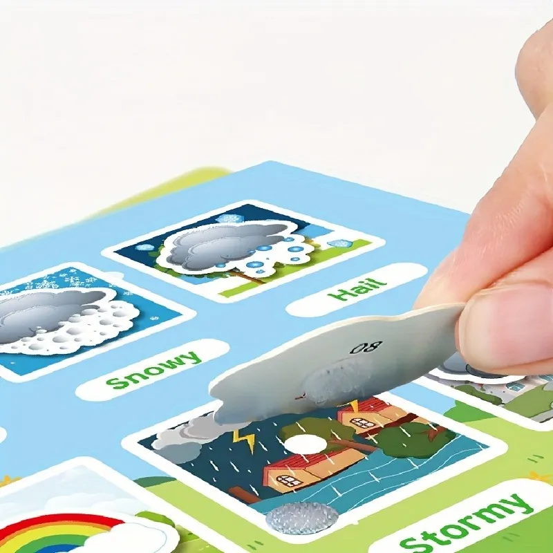 Preschool Busy Book for Kids 3+ | Reusable Learning Stickers, ABC Alphabet Book, Animal Shapes Matching, Vocabulary Building & Kindergarten Educational Activities — photo 3