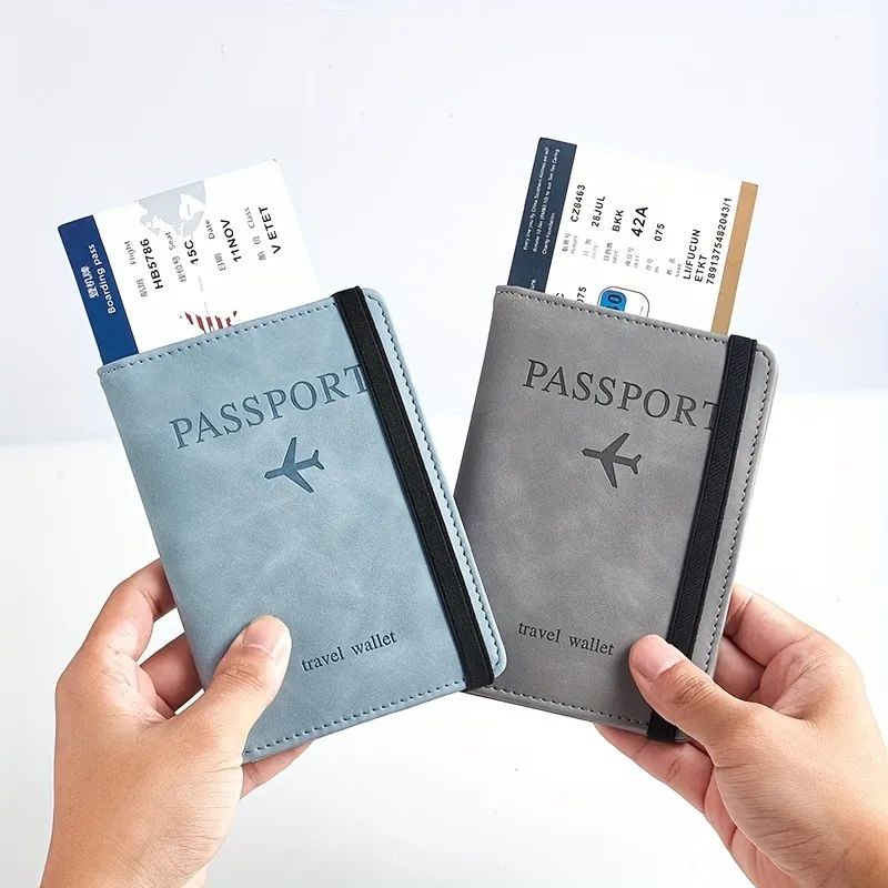 Passport Travel Wallet Organizer Durable Secure Multi Compartment Design For Passports Cards Money And Travel Essentials | Random Colour — photo 3