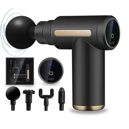 Smart Quiet Massage Gun With 4 Heads Ideal For Athletes And Home Use