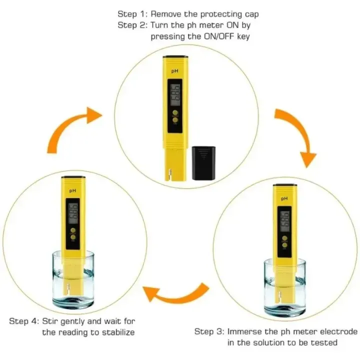 Digital pH Meter Water Tester | 0–14 pH Measurement Range, 0.01 Resolution | Portable Water Quality Testing Pen for Drinking Water, Aquarium, Hydroponics, Swimming Pool, Spa & Gardening — photo 4