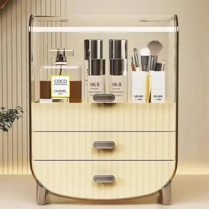 Large Capacity 3 Drawer Cosmetic Organizer