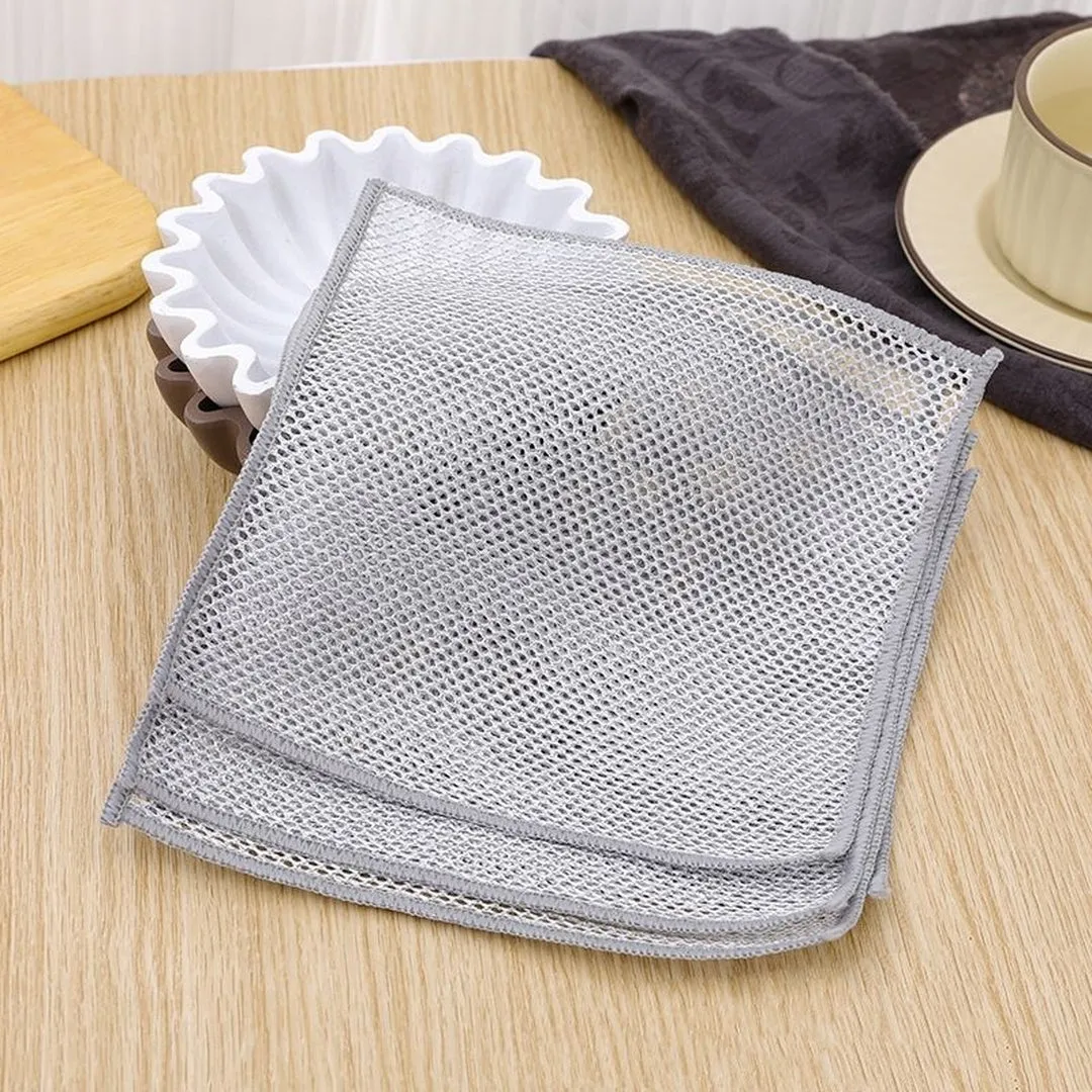 Zidello Double Layer Dishwashing Wire Cleaning Cloth | Heavy-Duty Scrubber — photo 2