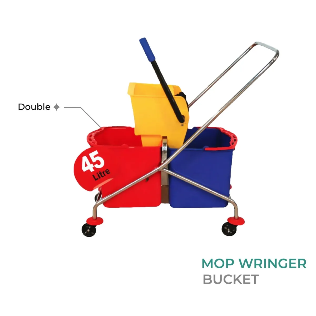 Zidello Double Mop Bucket with Wringer — photo 2