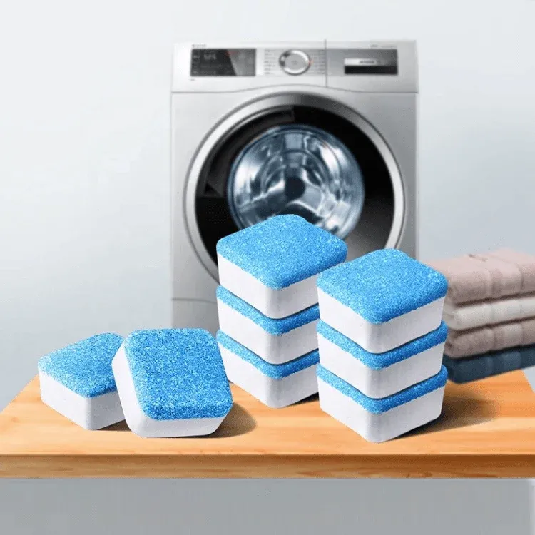 Washing Machine Cleaning Tablets | Deep Cleaning Tablets for Front and Top Load Washers | Removes Odor, Residue, and Buildup - Pack Of 01