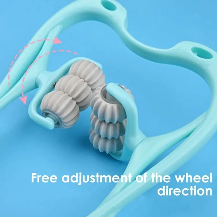 6 Wheel Pressure Point Neck Massager Relieve Neck, Back And Shoulder Pain (Random Color) — photo 11