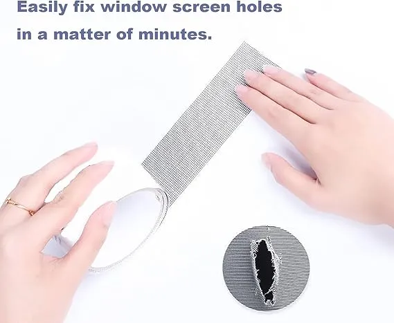Mesh Roll Tape Window Screen Repair Patch | Keep Mosquitoes Out with Our Anti-Insect, Self-Adhesive Mesh Patch Tape - 2 meter — photo 3