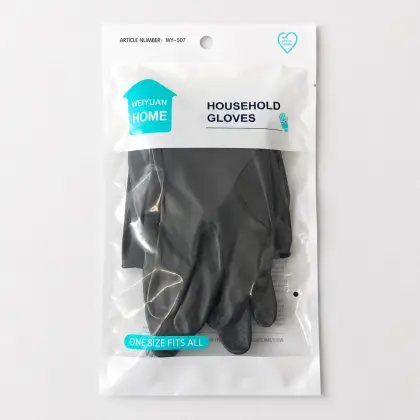 Zidello Heavy-Duty Household Gloves | Reusable Waterproof Cleaning Gloves for Kitchen, Bathroom & Laundry