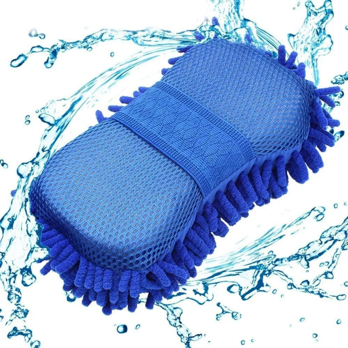 Microfiber Sponge Pad with Grip Handle