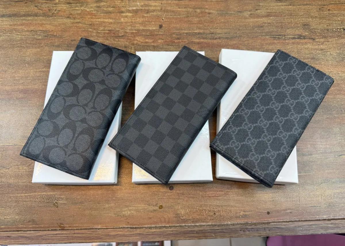 Imported Brands Long Wallet with Box packing