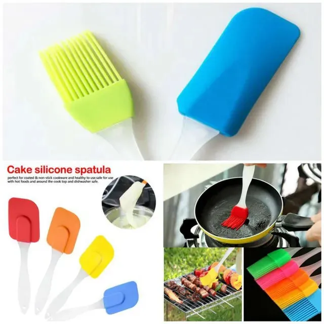 2-Piece Professional Silicone Spatula & Pastry Brush Set — photo 2