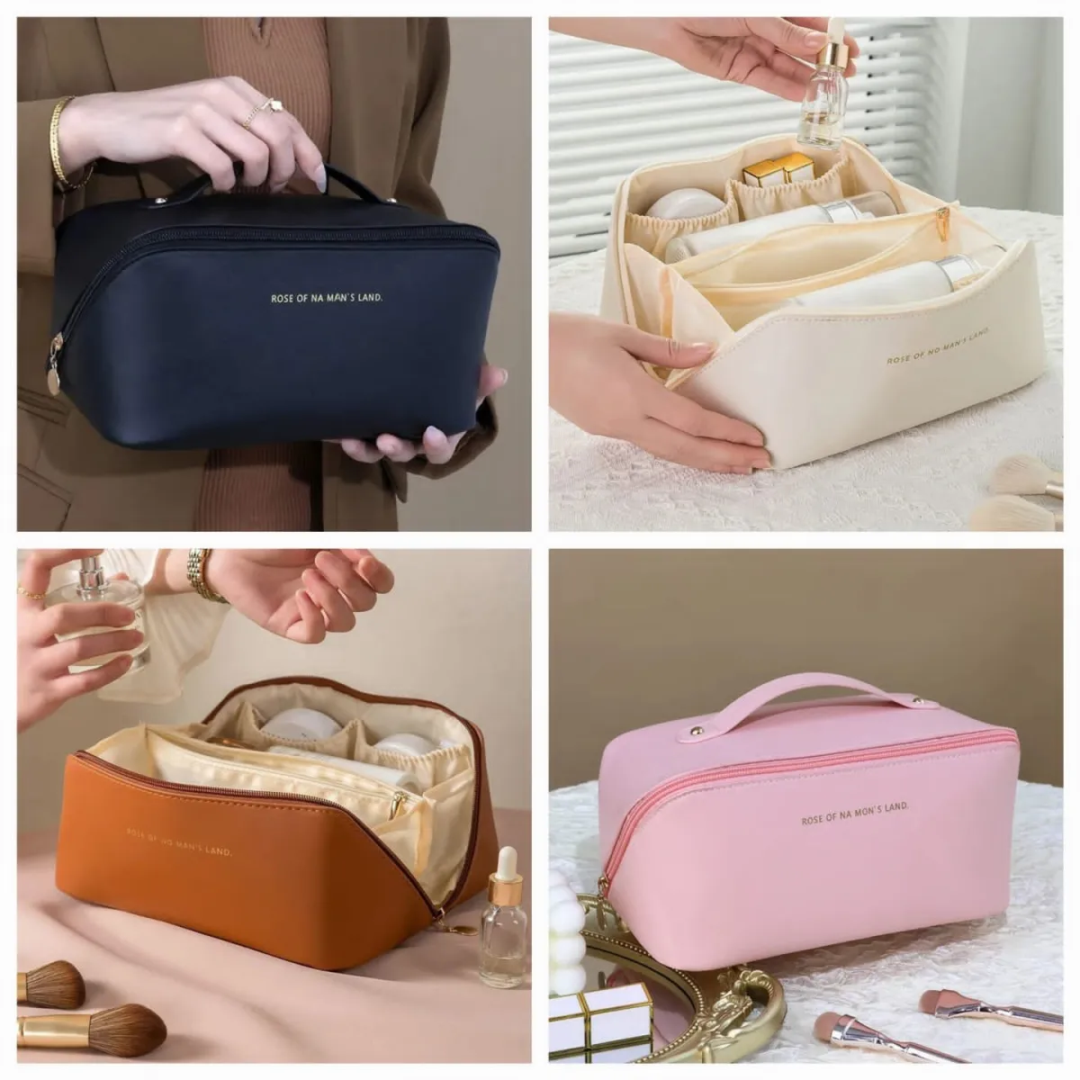Leather Cosmetic Pouch 🇨🇳