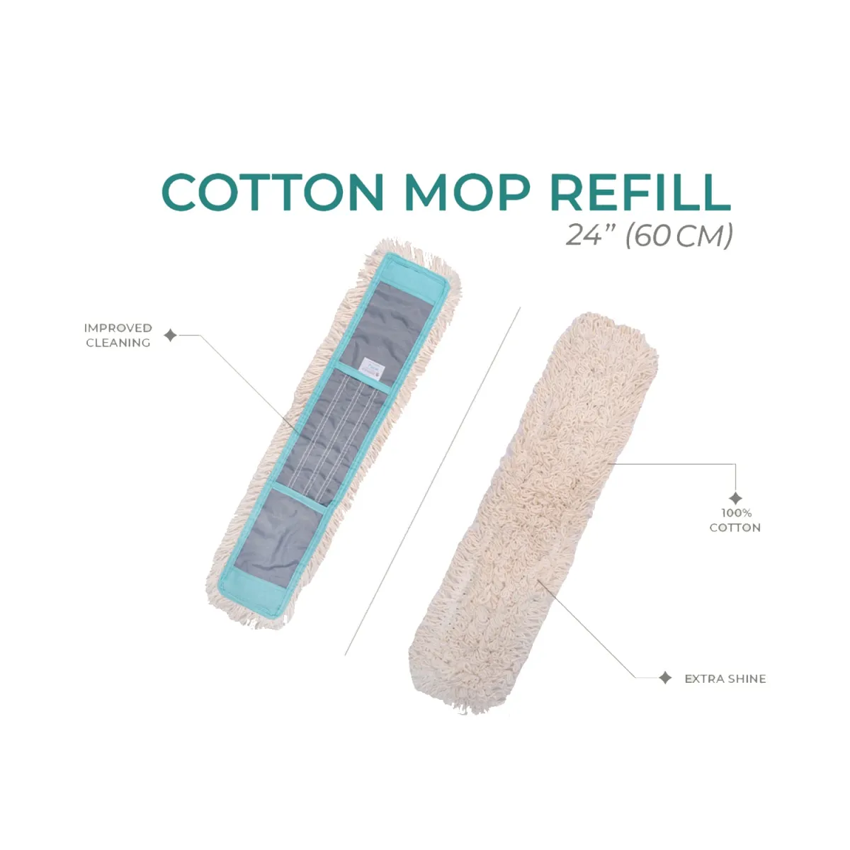 Zidello COTTON MOP - DRY 24″ INCH (60CM) — photo 3