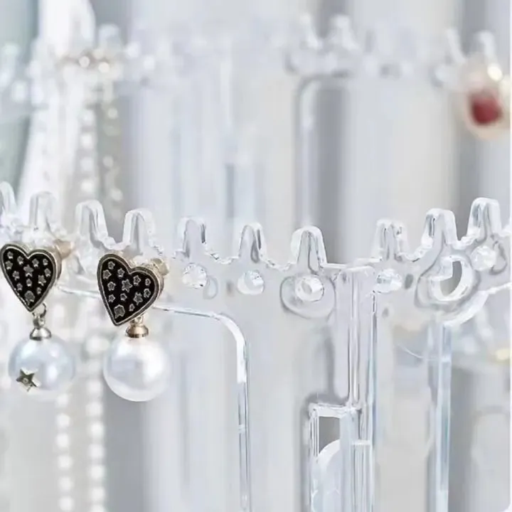 360° Rotating Jewelry Display Rack – 4 Tier Large Capacity Storage Box — photo 3