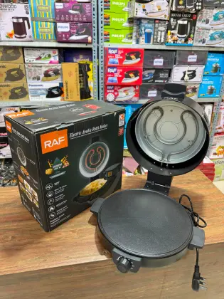 30CM Plate Non-Stick 1800W RAF Electric Arabic Roti Maker  (Random Model)  (One Year Warranty)