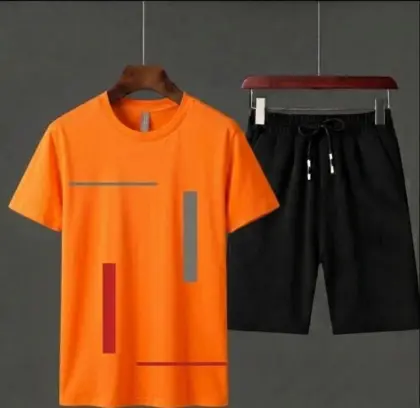 HY Boutique Men's Summer shirt & Shorts Tracksuit Set – Lightweight & Comfortable Casual Wear - Extra Large