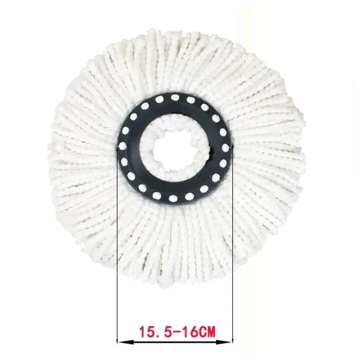 2-Piece Microfiber Mop Refill Set – High-Absorbency Spin Mop — photo 3