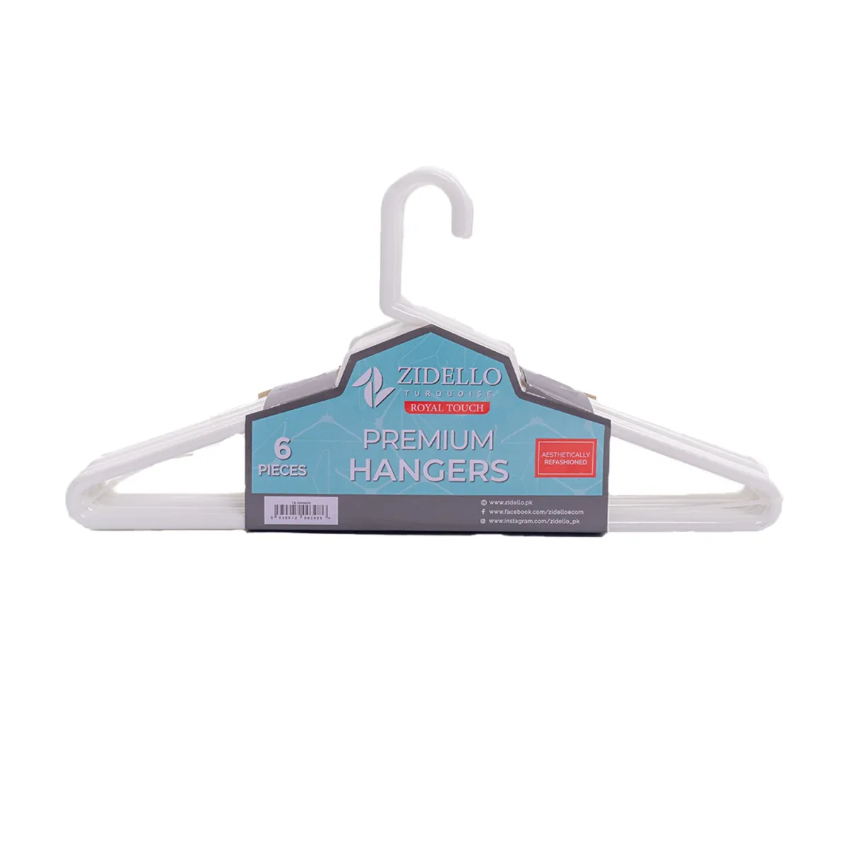 Zidello Pure Plastic Hanger - Turquoise [6pcs] — photo 4