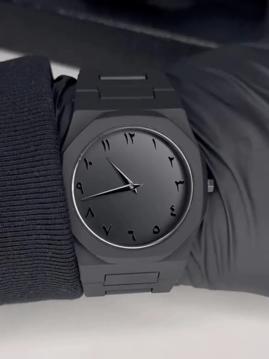 Full BLACK AURA Quartz Watch – Lightweight Design, , Premium Quality & Finish - Best Quality Analog Watch For Boys - Watch For Men | Full Black Color Watch - Without Box — photo 4