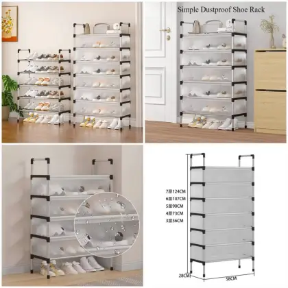 Dustproof Shoes Rack 🇨🇳 (5 Layer)