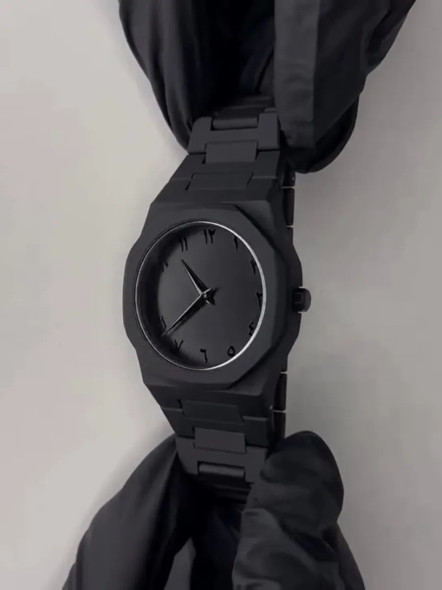 Full BLACK AURA Quartz Watch – Lightweight Design, , Premium Quality & Finish - Best Quality Analog Watch For Boys - Watch For Men | Full Black Color Watch - Without Box — photo 3