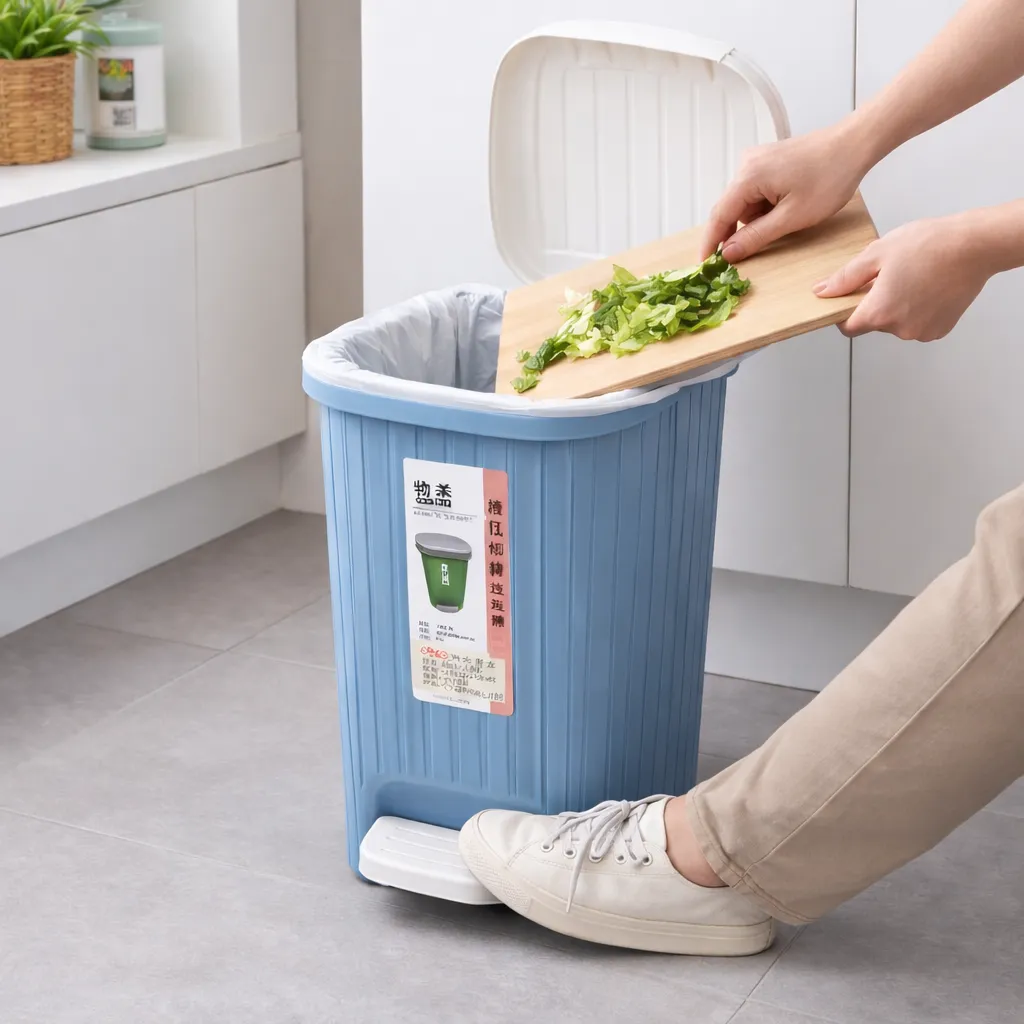 Zidello Soft Closing Padel Bin – Rectangular Design – 16L — photo 3