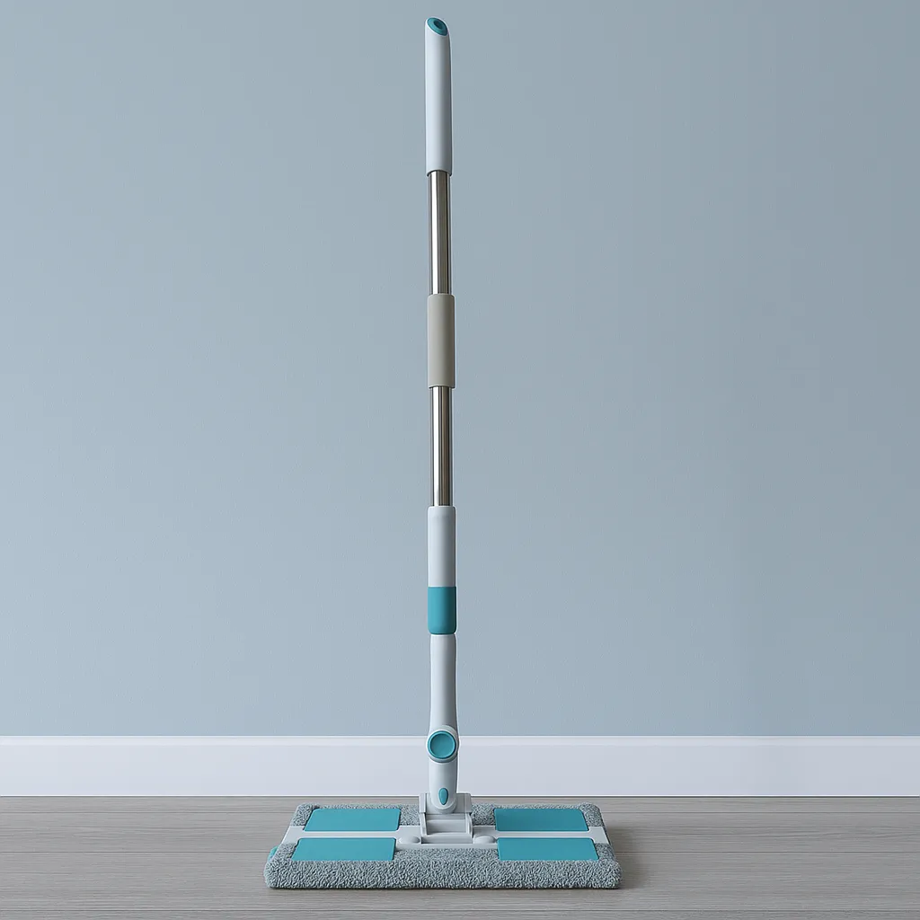Rotatable Glass Wiper with Bendable Head – Double-Sided Squeegee for Window, Bathroom & Floor Cleaning