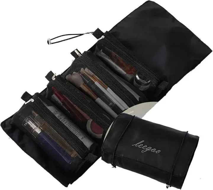 Roll n Go Makeup Organizer & Cosmetic Bag - Multi Color