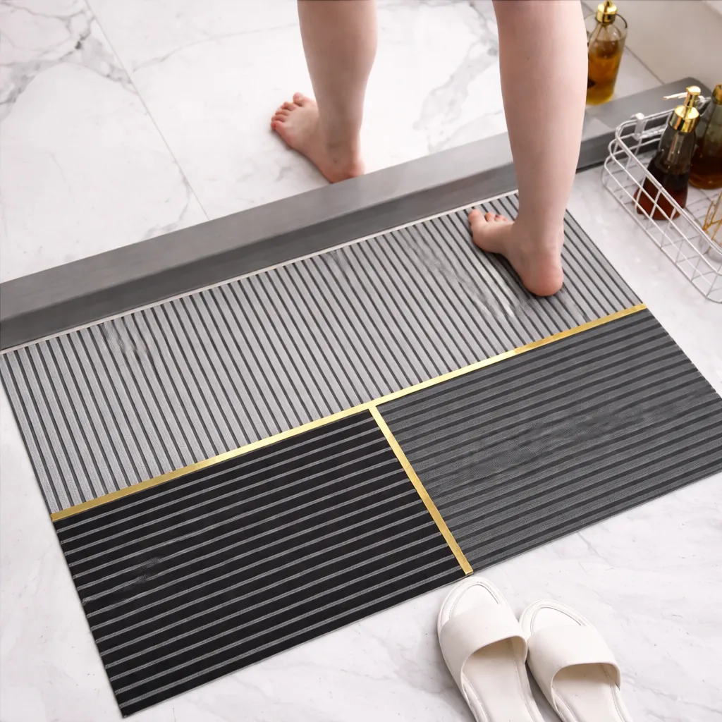 Zidello Anti-Slip Water-Absorbent Floor Mat for Home, Kitchen & Bathroom (Random Designs) — photo 4