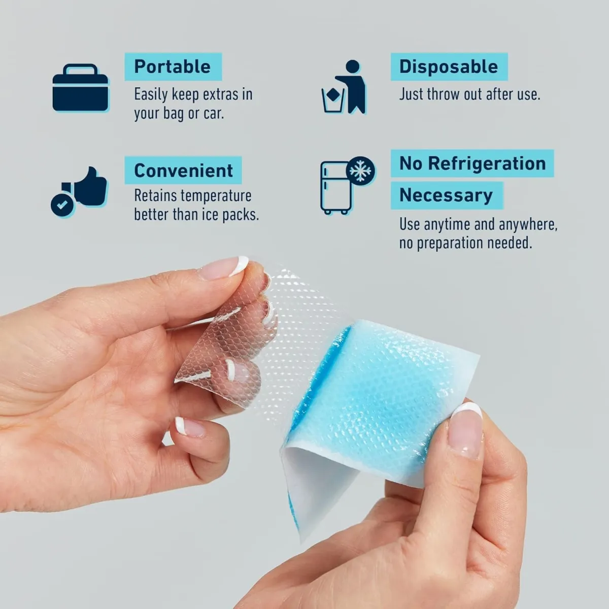Migraine Cooling Headache Patch | Pack Of 6 Fever & Relaxation Strips — photo 3