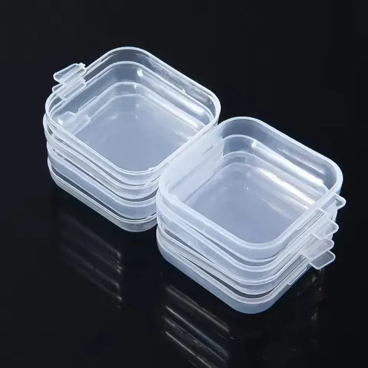 10PCS Mini Clear Jewelry Boxes – Transparent Storage Case — photo 3