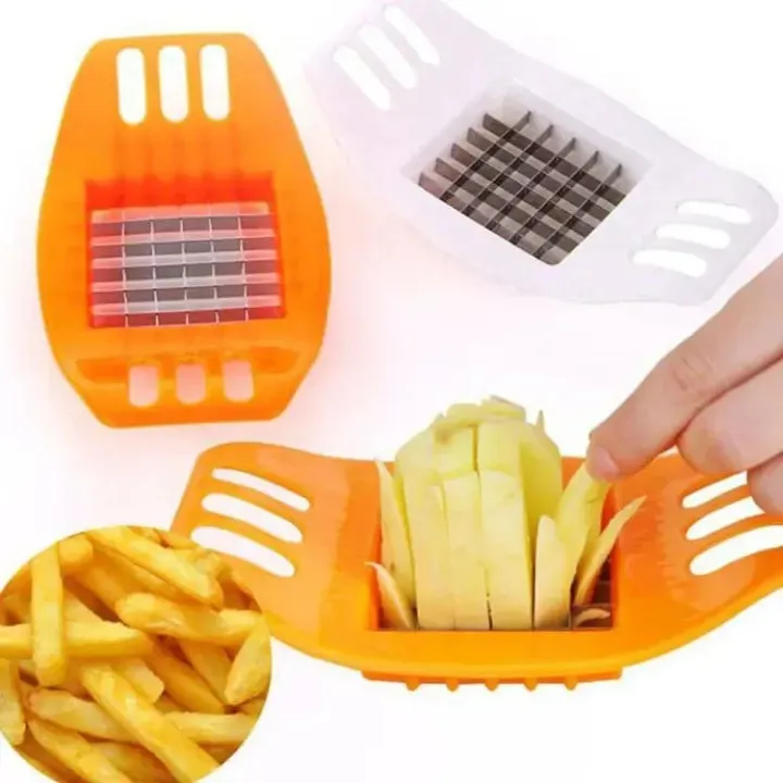 Manual Potato Chips Cutter – Stainless Steel Chipper Tool — photo 2
