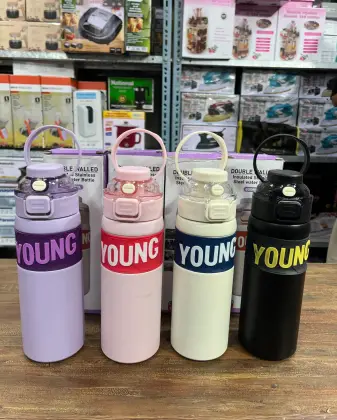 650ml Young Dual Sipper Stainless Steel Water Bottle 🇨🇳