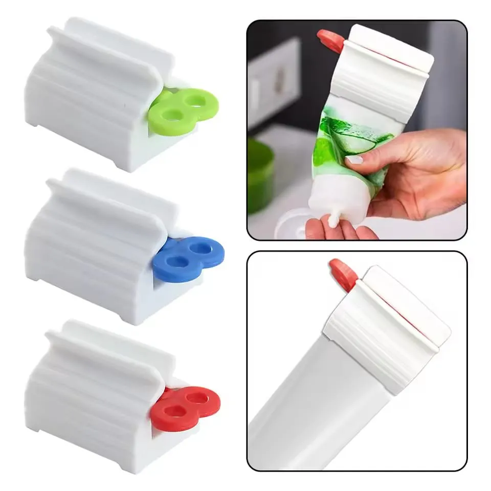 Plastic Toothpaste Squeezer Device Multifunctional Portable Toothpaste Tube Squeezer Manual Press Tools