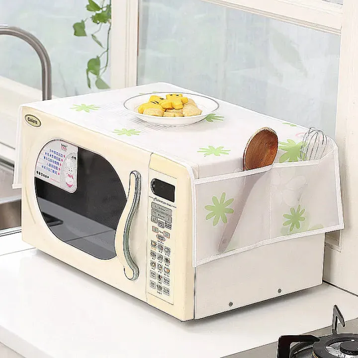 Microwave Cover – Waterproof Anti‑Dust with Storage Pockets — photo 2