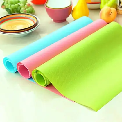 Silicone Shelf Liners – Fridge & Cabinet Organizer Mats